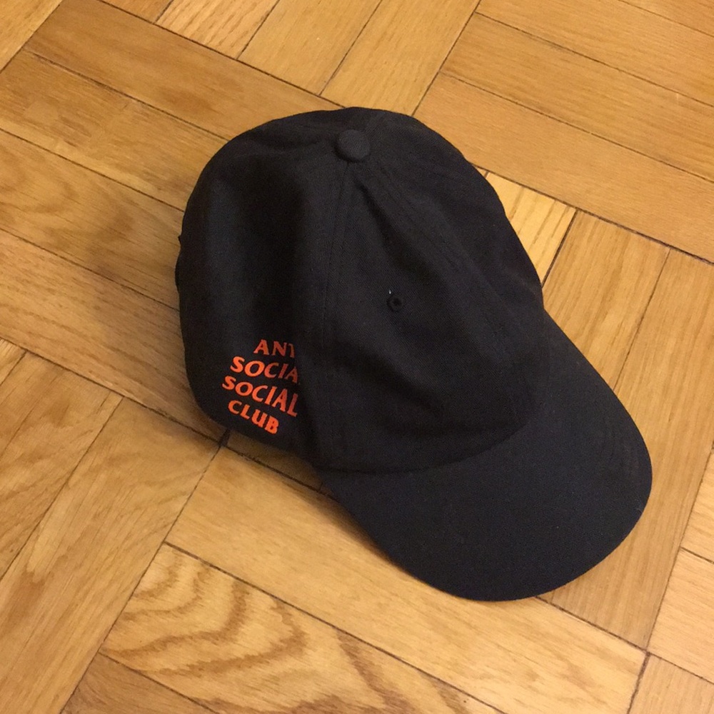 Anti social social club Black weird cap